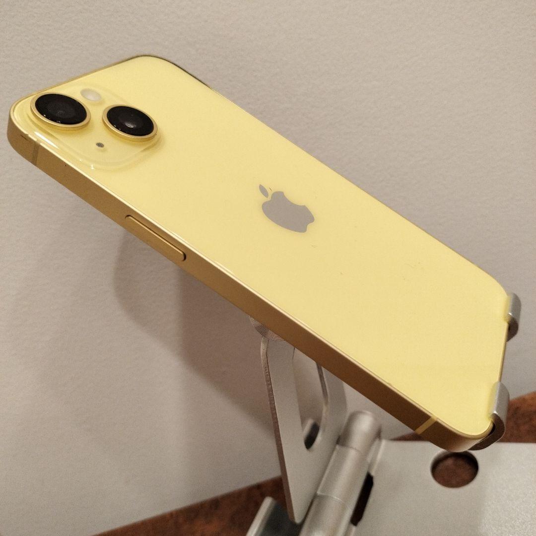 iPhone14 本体 ・512GB・美品・イエロー・箱とピン付き・アイフォン