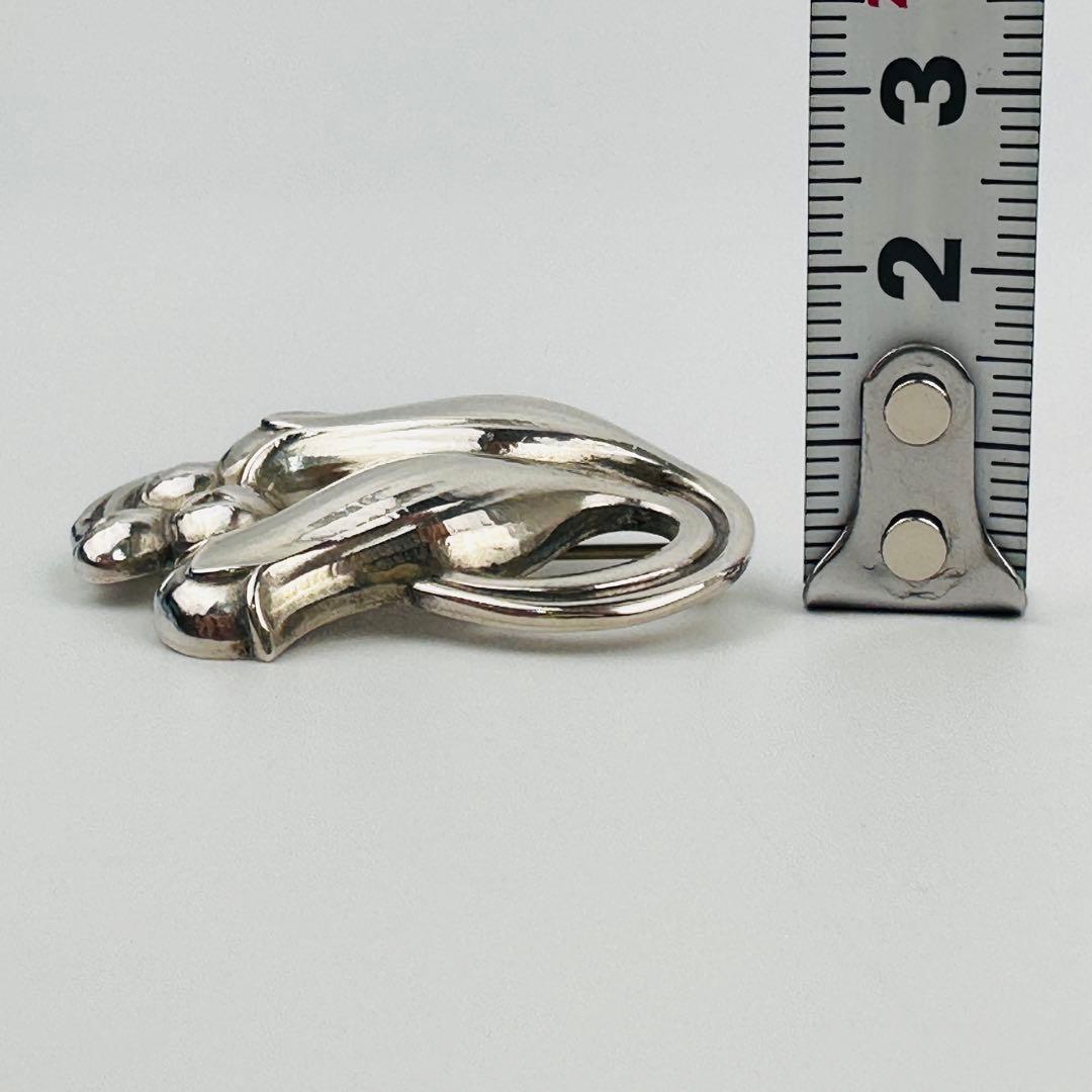 美品　ジョージジェンセン 可愛いスズラン　シルバー 花モチーフ ブローチ