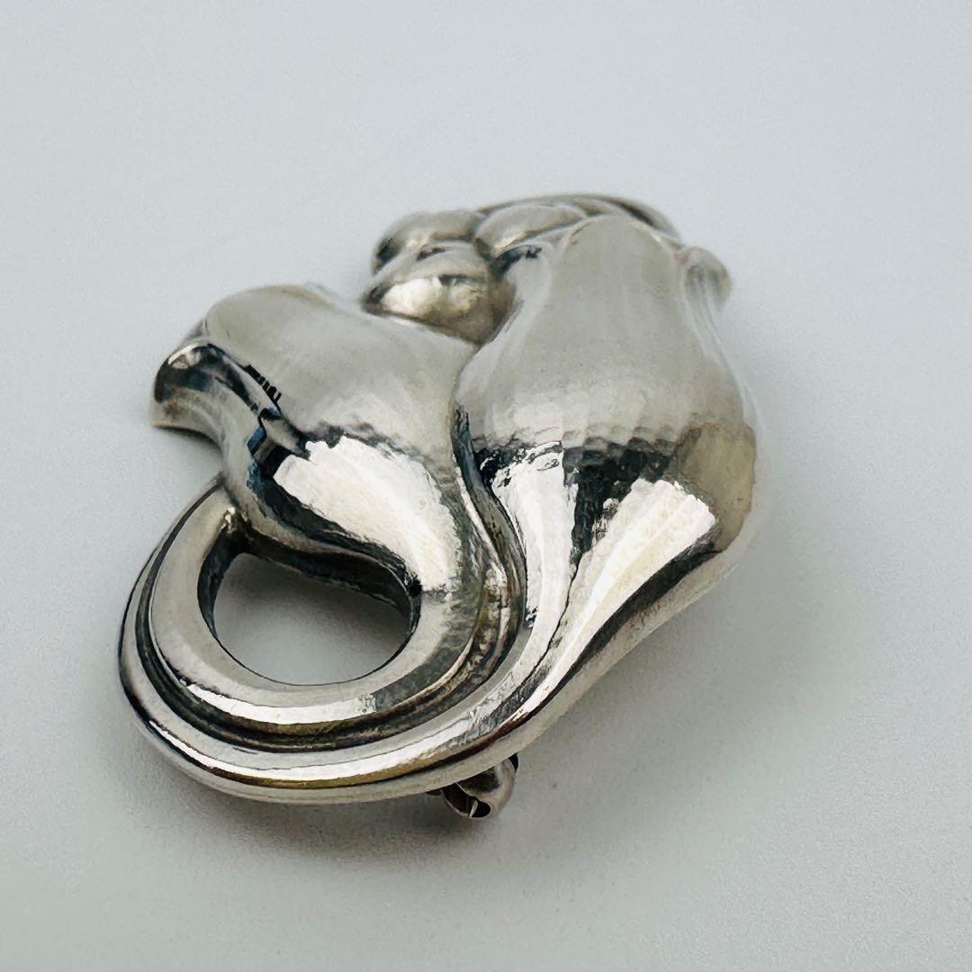 美品　ジョージジェンセン 可愛いスズラン　シルバー 花モチーフ ブローチ