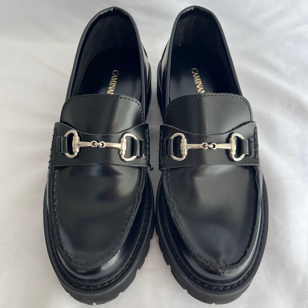 CAMINANDO カミナンド ビットローファー ブラック 23㎝