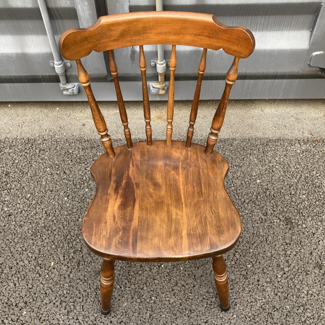 【お値下げOK】飛騨産業 キツツキ ウィンザーチェア 3脚セット ロゴ剥がれ