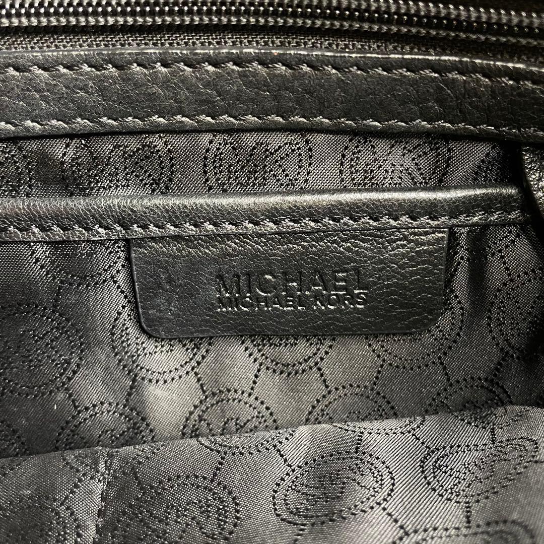 マイケルコース 2way ハンドバッグ ワンショルダー レザー ブラック