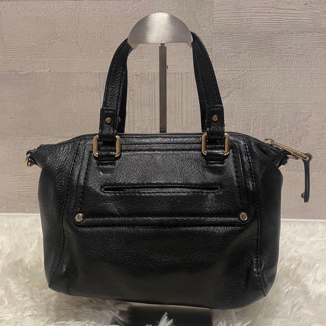 マイケルコース 2way ハンドバッグ ワンショルダー レザー ブラック
