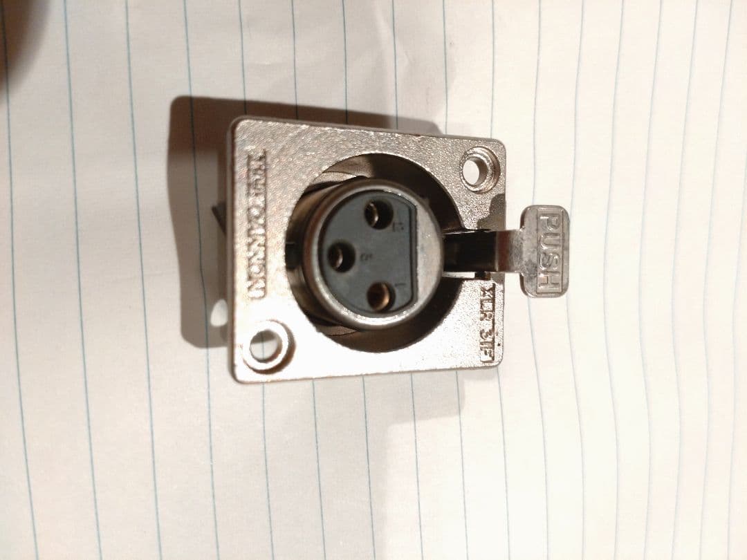 307★ITTキャノン　レセプタクル　3Pメス