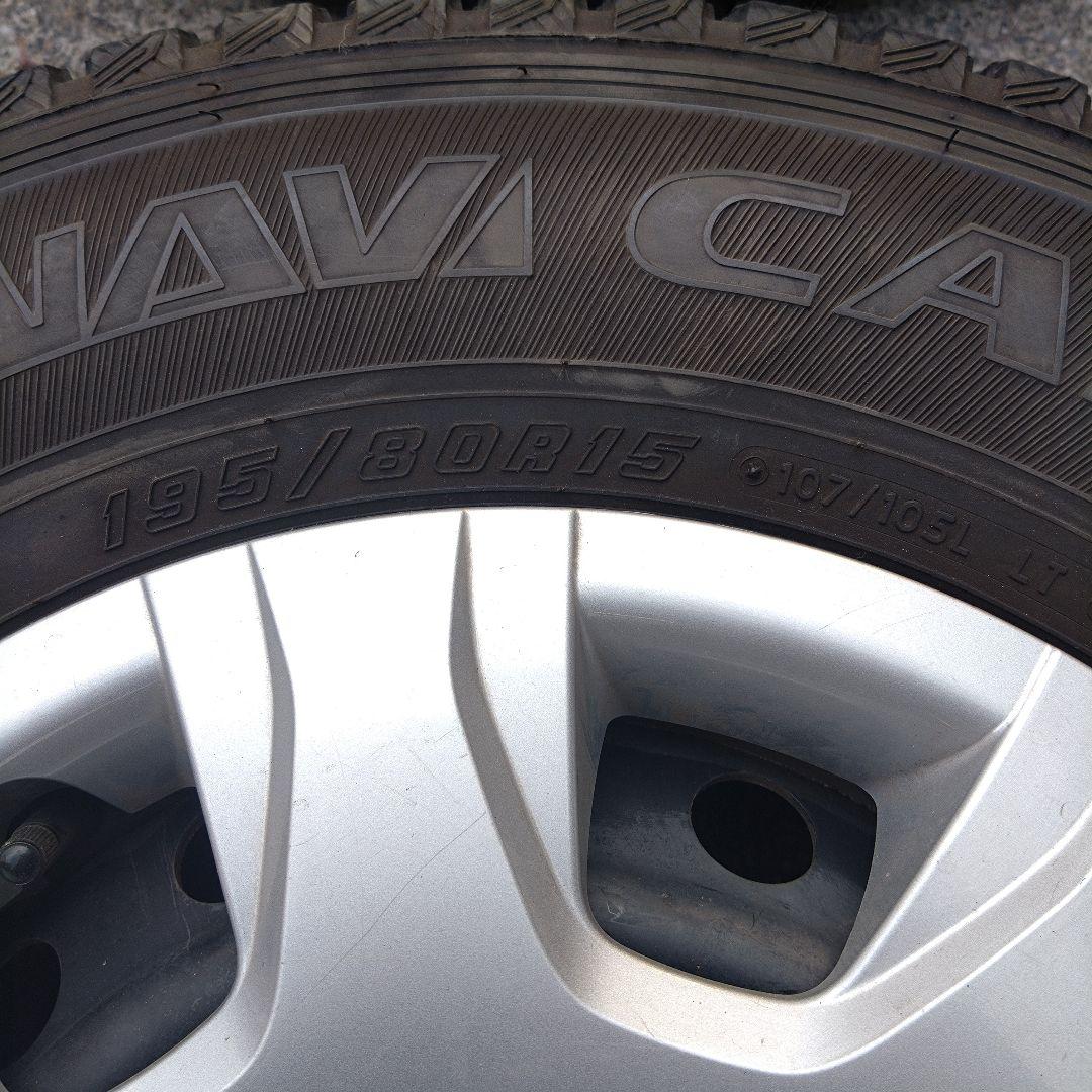 【送料込み】ハイエース 純正ホイール＋スタッドレス