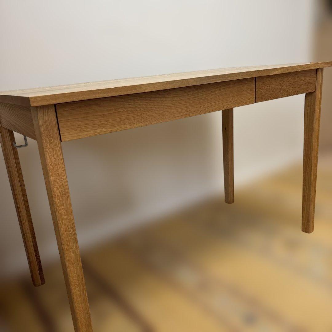 無印良品　学習机　オーク材