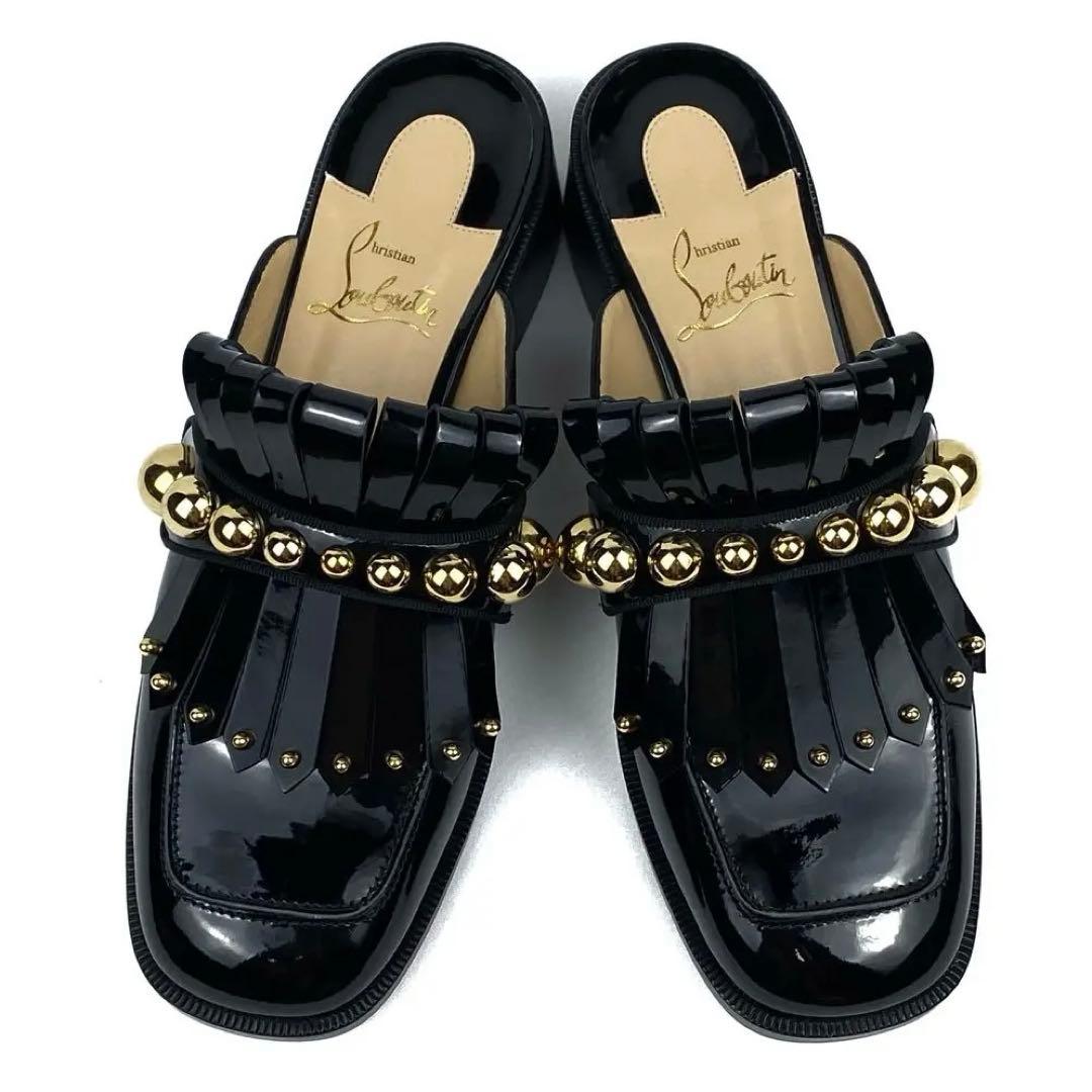 ✨新品同様✨クリスチャンルブタン　OCTAVIAN スタッズ　黒　24.5cm