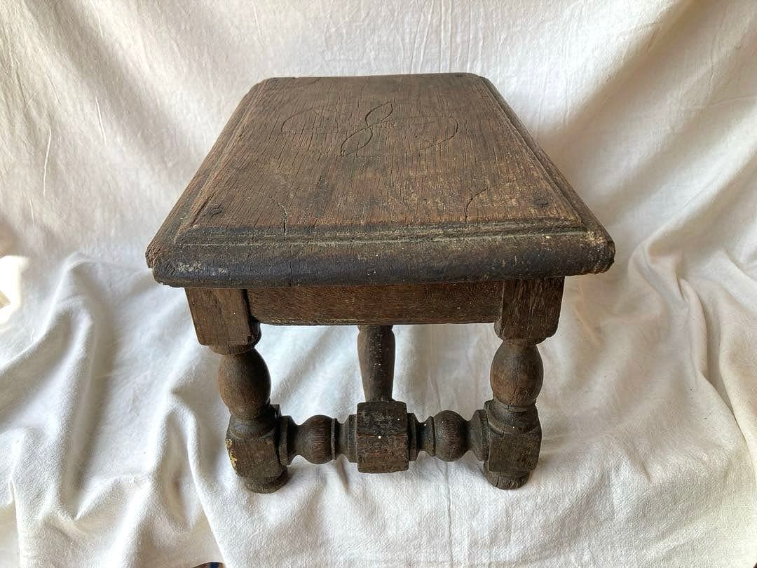 フランスアンティーク　ロレーヌチェア　フラワースタンド　スツール