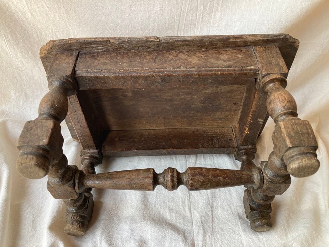 フランスアンティーク　ロレーヌチェア　フラワースタンド　スツール