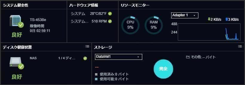 QNAP／TS-453Be メモリ8GB