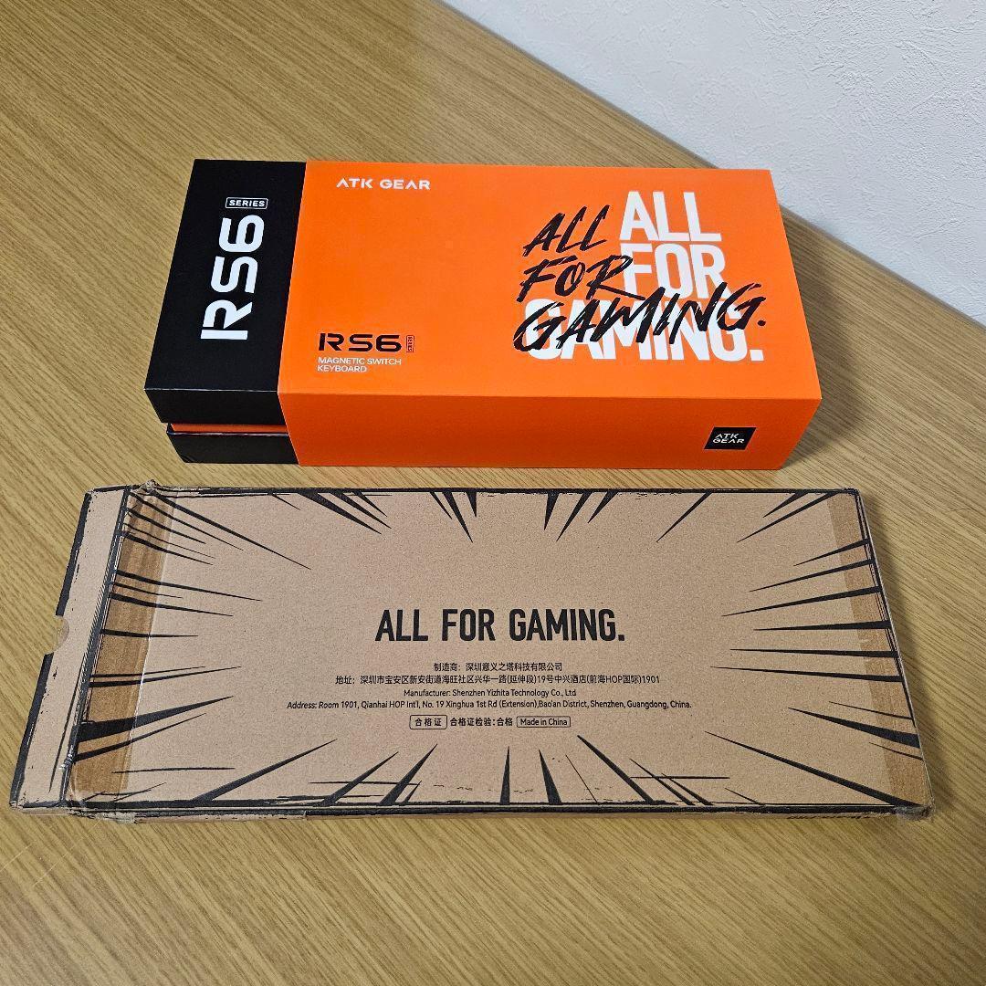 ATK RS6 ゲーミングキーボード コミックキーキャップ付 USED