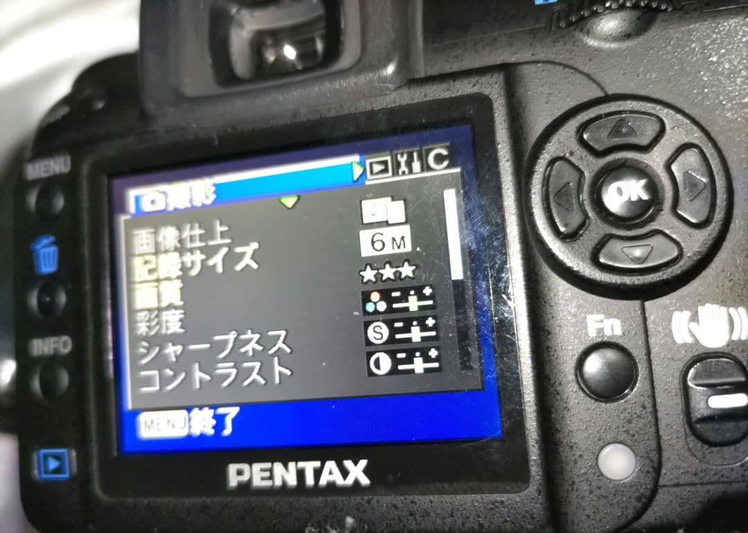 K100D ショット数3,705回 ペンタックス PENTAX CCD カメラ