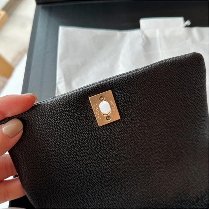 coco handle 19 ブラック キルティング バッグ