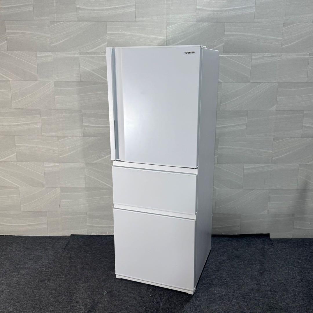 TOSHIBA 冷蔵庫 3ドア 326L 2023年 自動製氷 中型 d4598