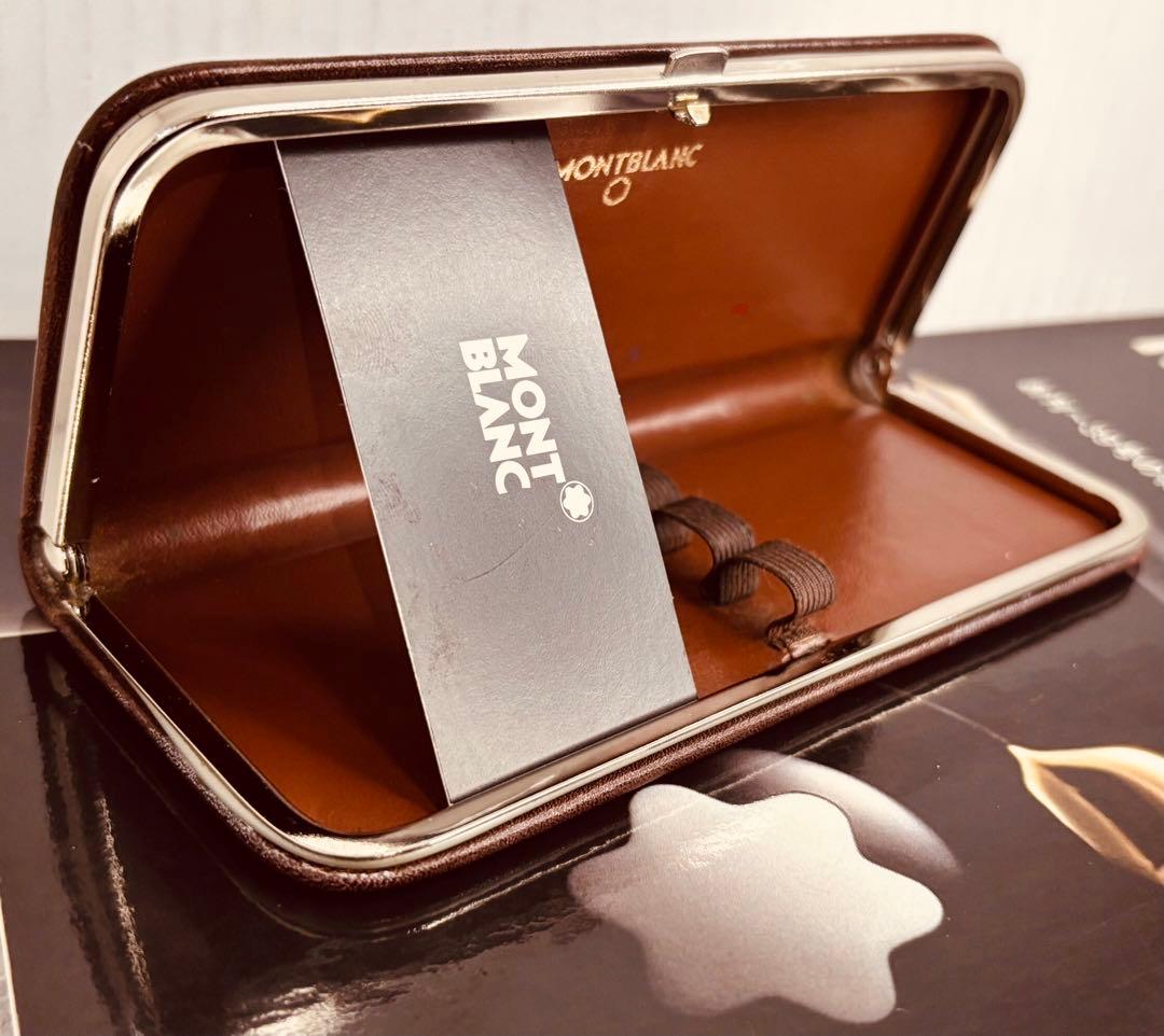 ⭐️レアで貴重❗️かなり稀少なヴィンテージCLASSICペンポーチ3本差⭐️モンブラン