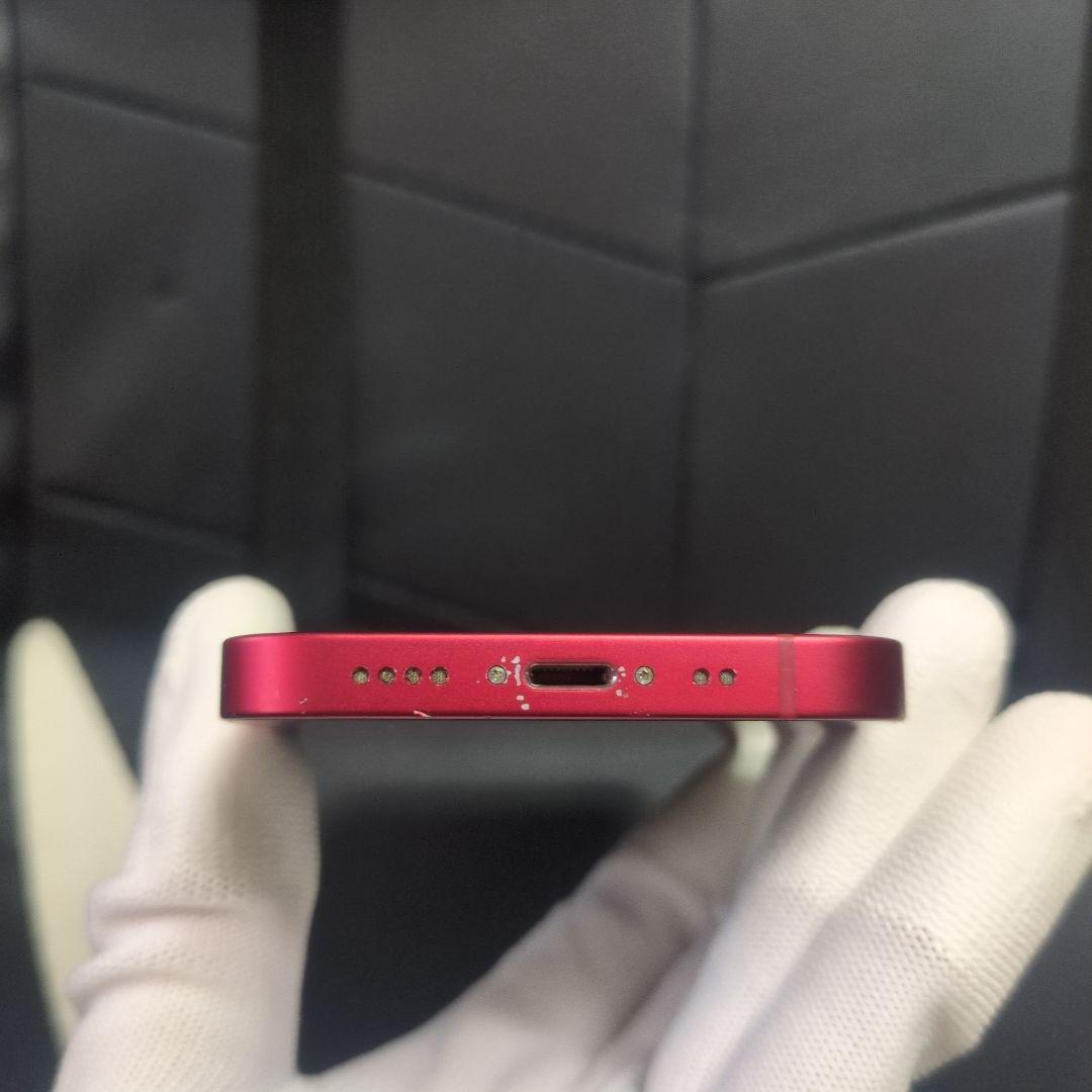 76 画面傷なし　iPhone　13 mini 128gb 赤　SIMフリー