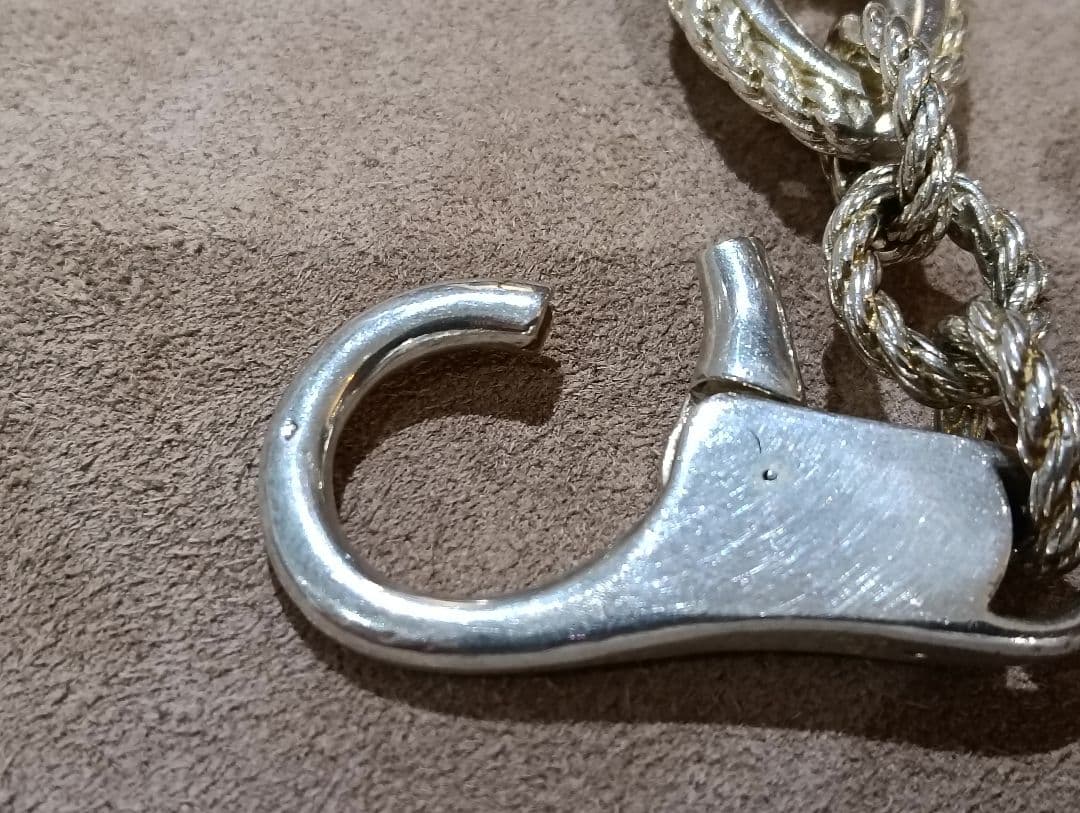 L*A様 エルメス　キーホルダー　キーリング　カドリーユ　シルバー　ビンテージ