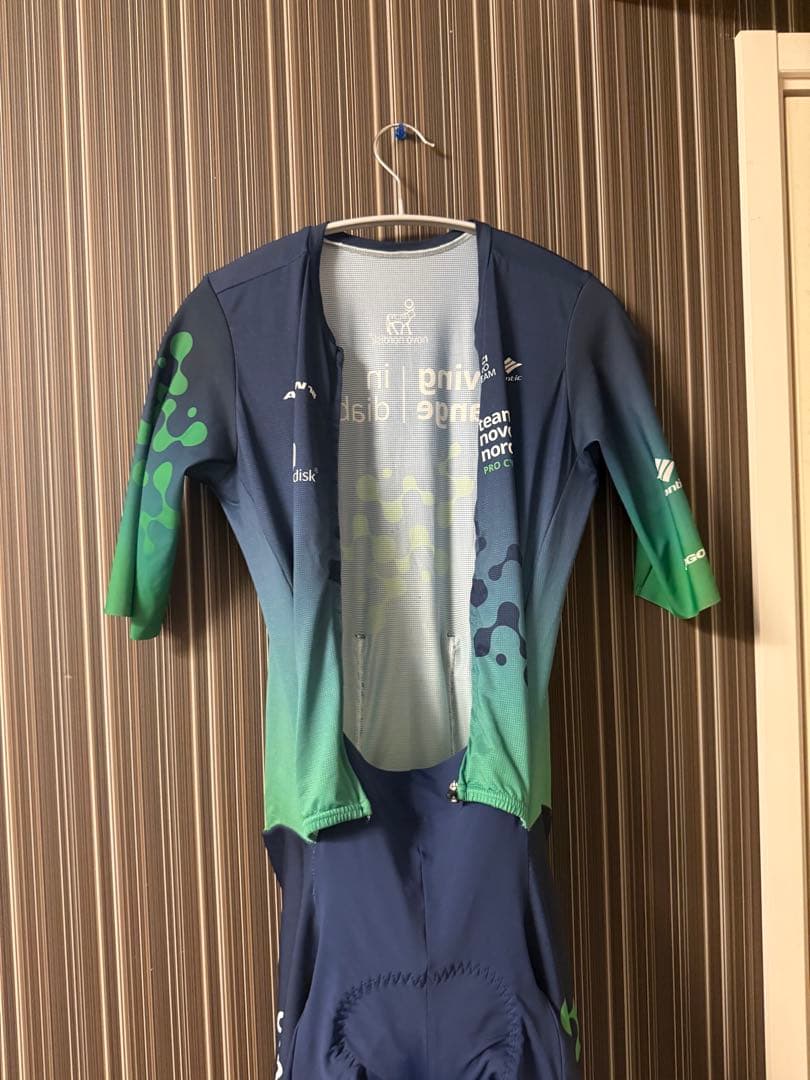 team novo nordisk 選手支給品　サイクルジャージ　ワンピース