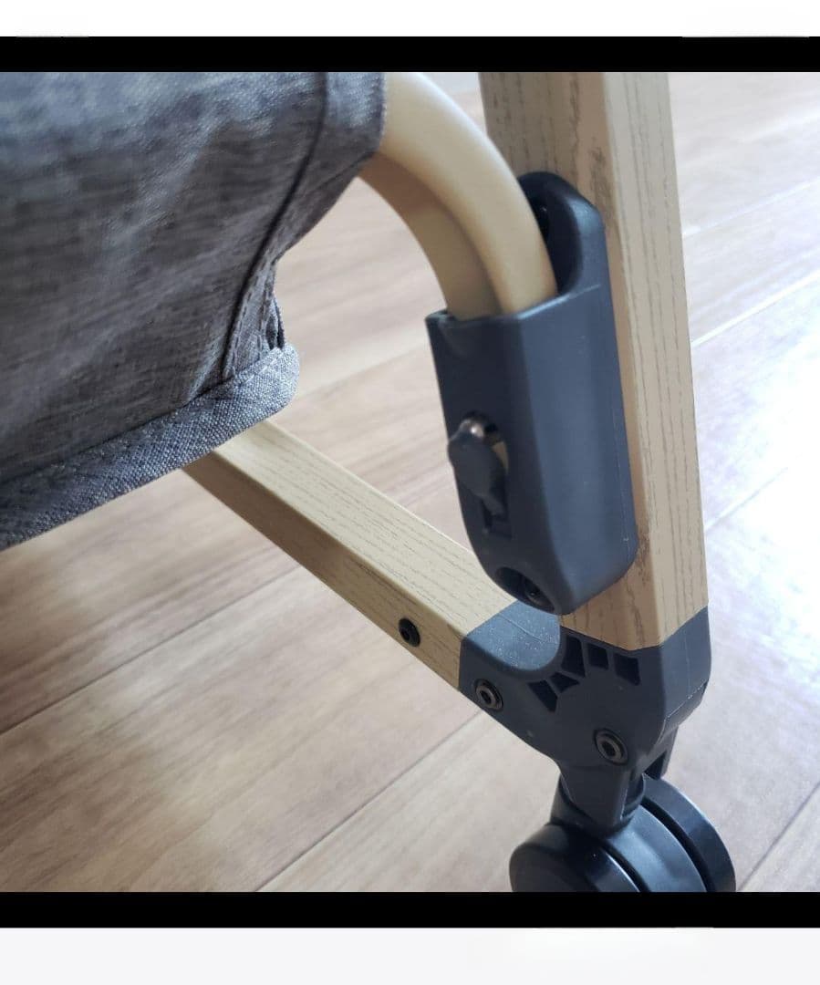 【美品】maydolly hzdmj 折り畳み式ベビーベッド　移動式