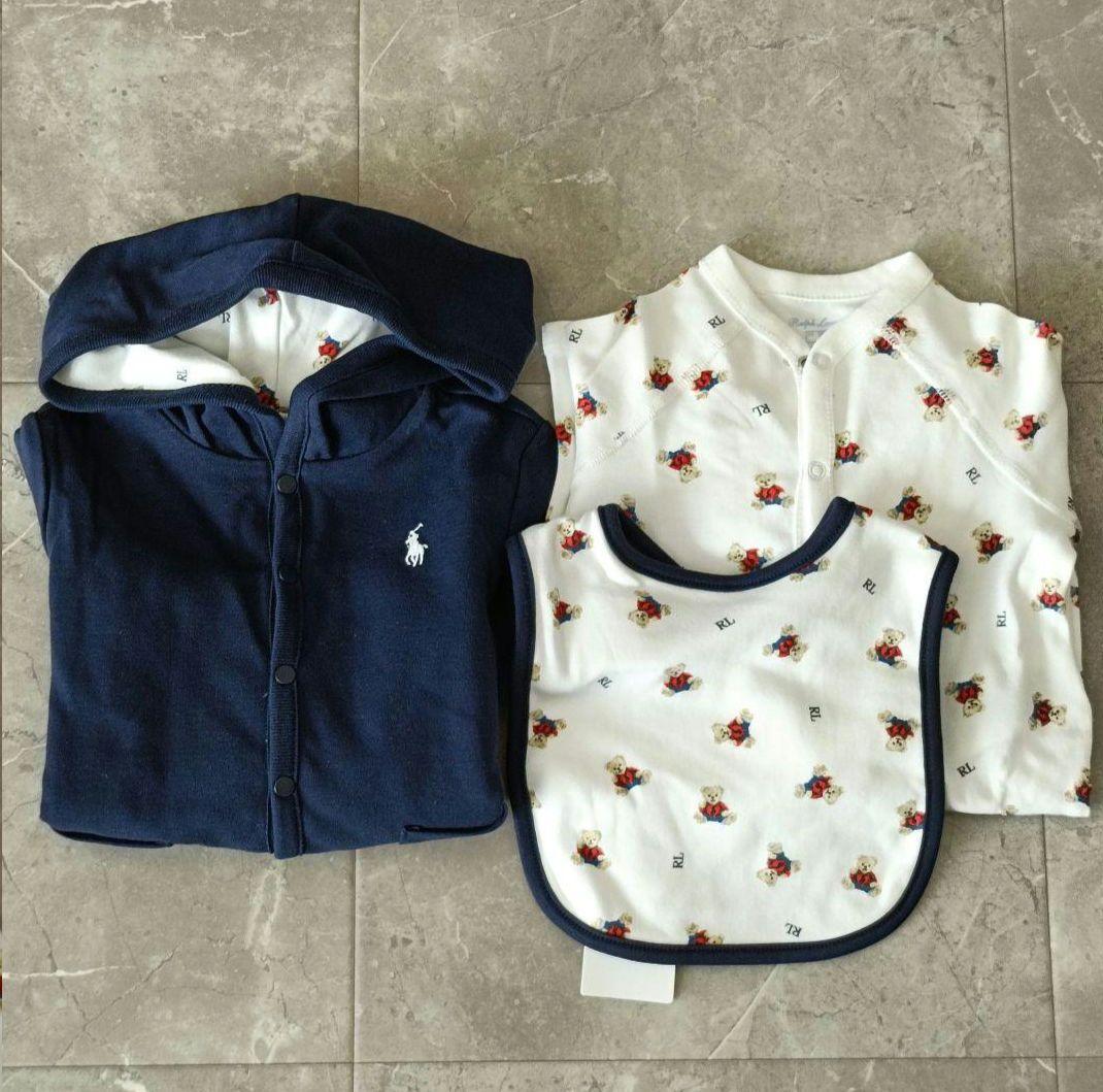 Ralph Lauren パーカー ロンパース ビブ セット ラルフローレン