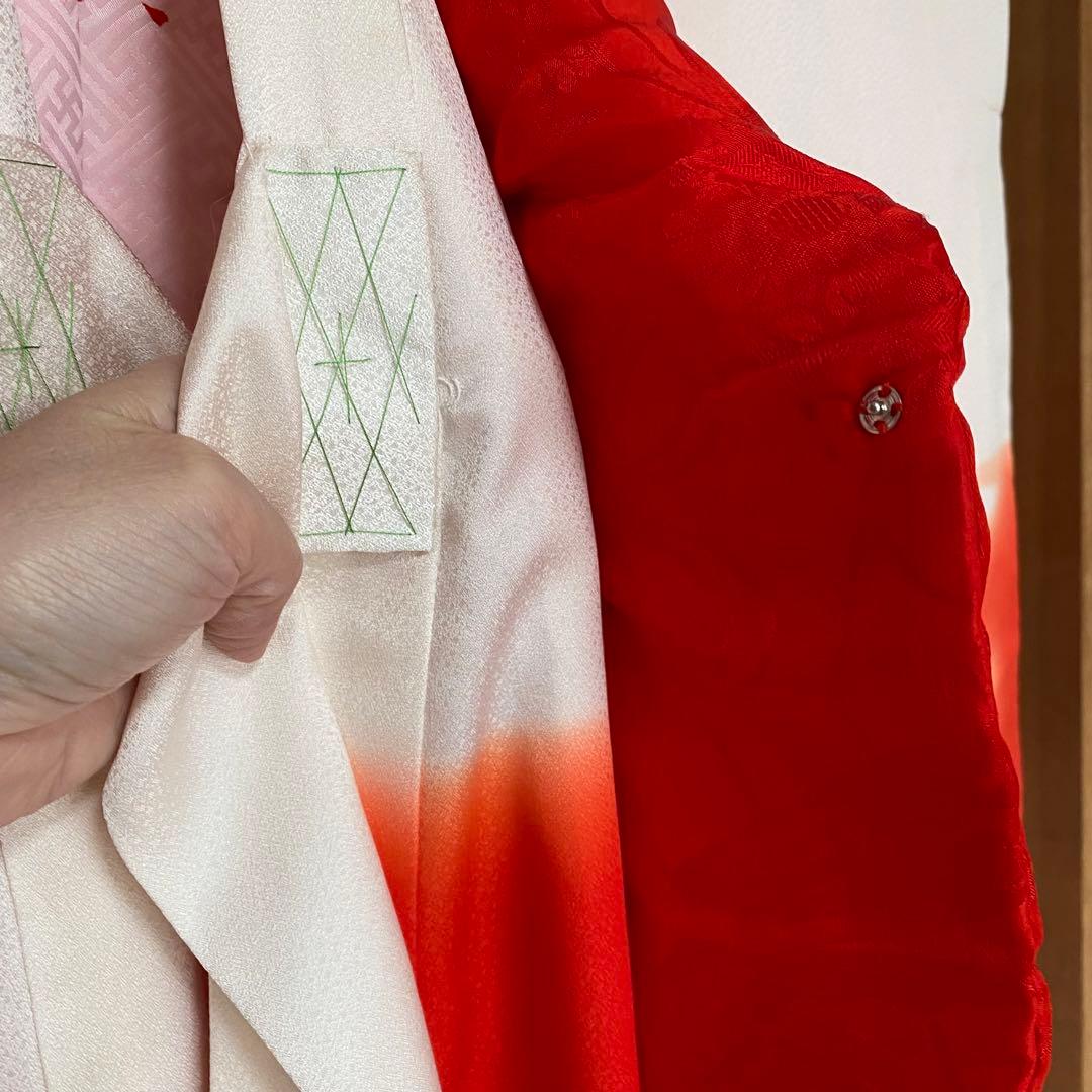 3歳　七五三　正絹の着物と被布の5点セット