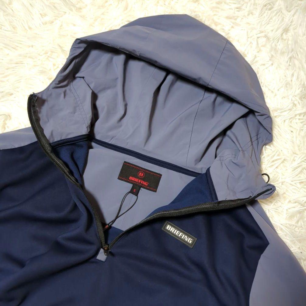 ブリーフィング　ハーフジップ フーディー　ネイビー　サイズS