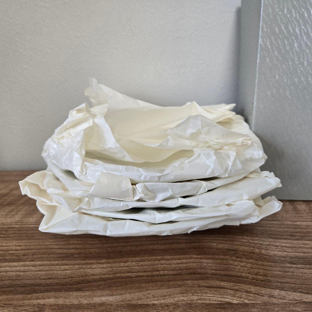 九谷焼 青郊 小鳥絵柄 陶器プレート 5枚セット