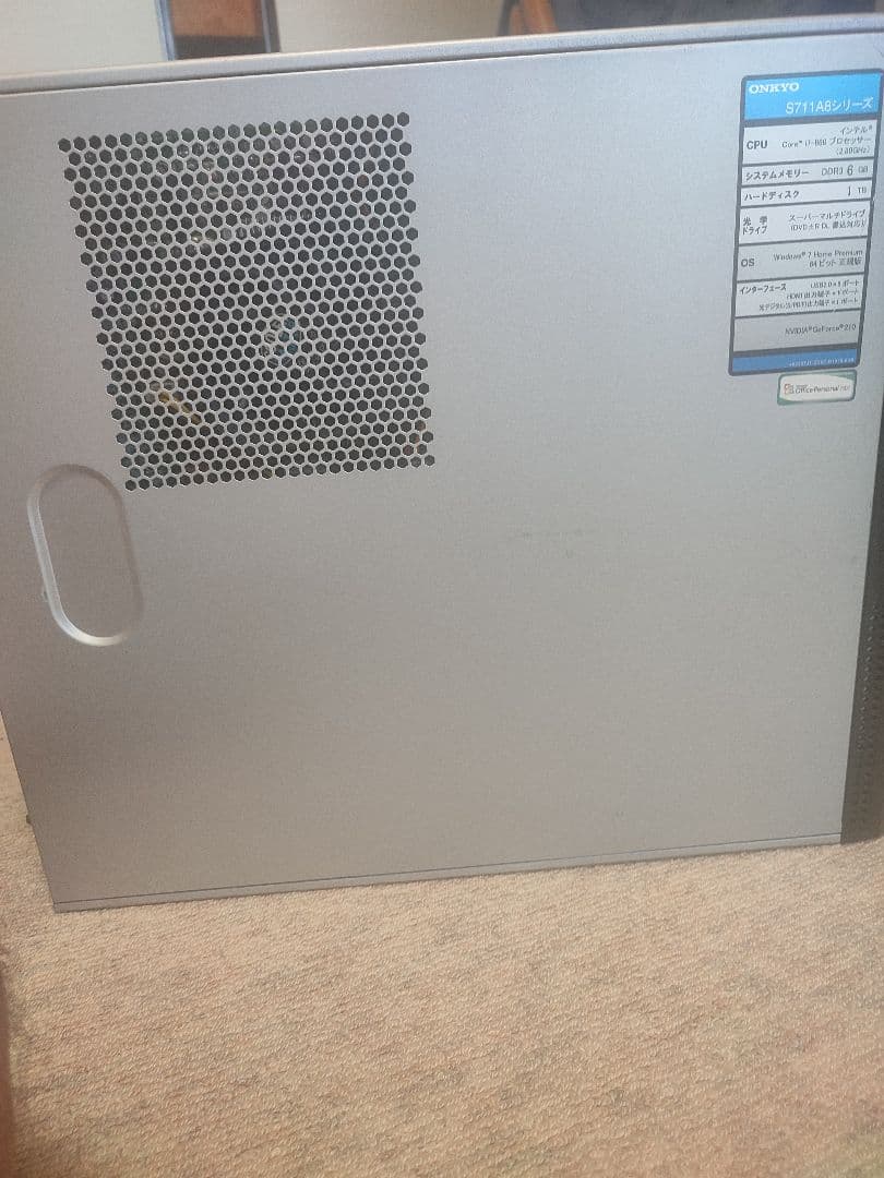 ONKYO　WindowSデスクトップパソコン　COREI７