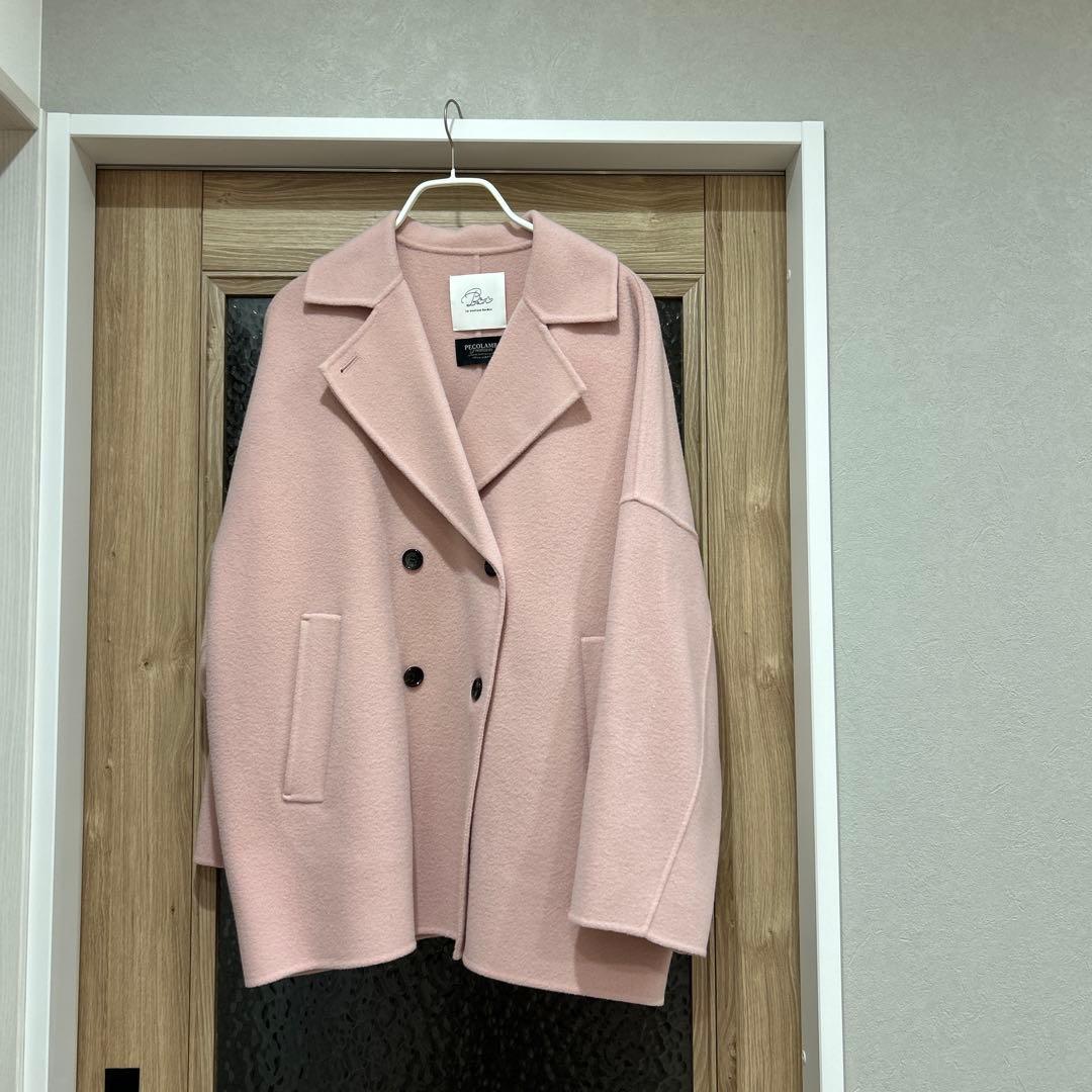 さくら様限定ピンク ウール ピーコート 店舗限定