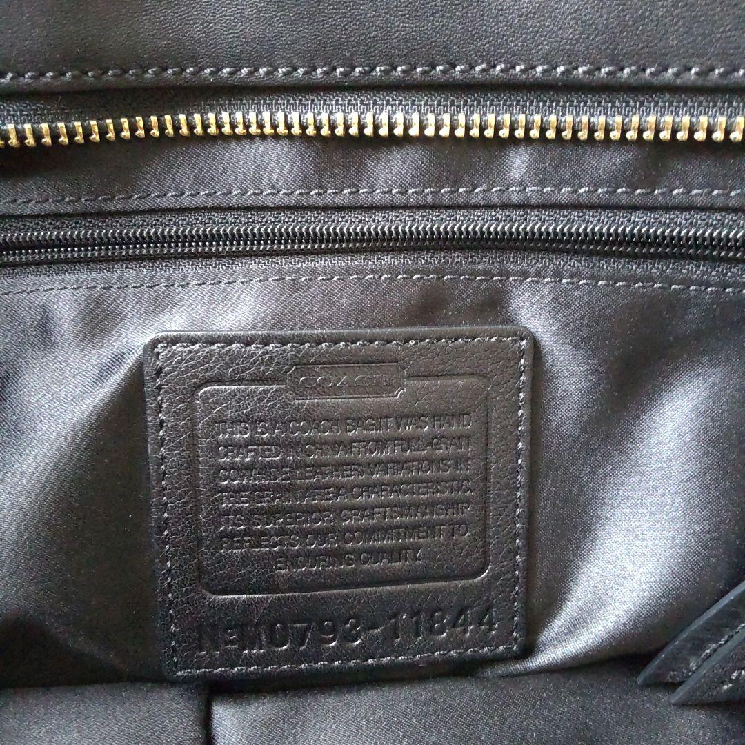 COACH　黒レザーバッグ