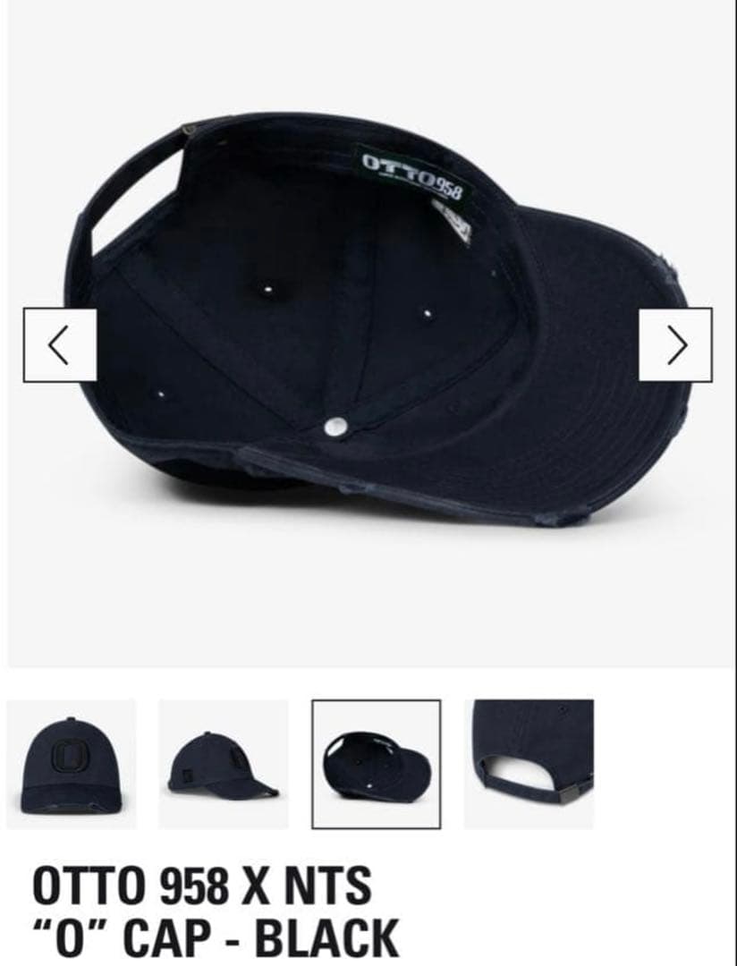 OTTO 958 X NTS “O” CAP - BLACK
