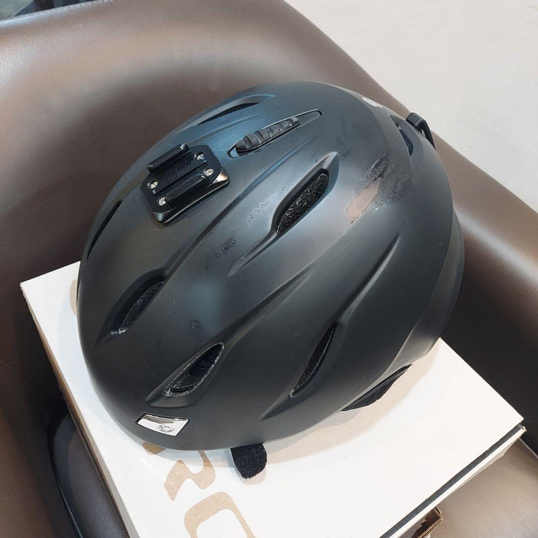 GIRO スノーヘルメット NINE AF マットブラック L バック付き