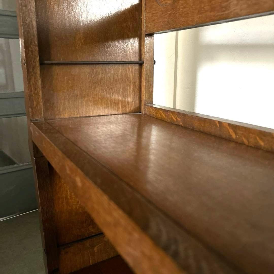 値下げ❗️ヤマハ 日本楽器 アンティーク 本棚　昭和レトロ② 組み立て済み