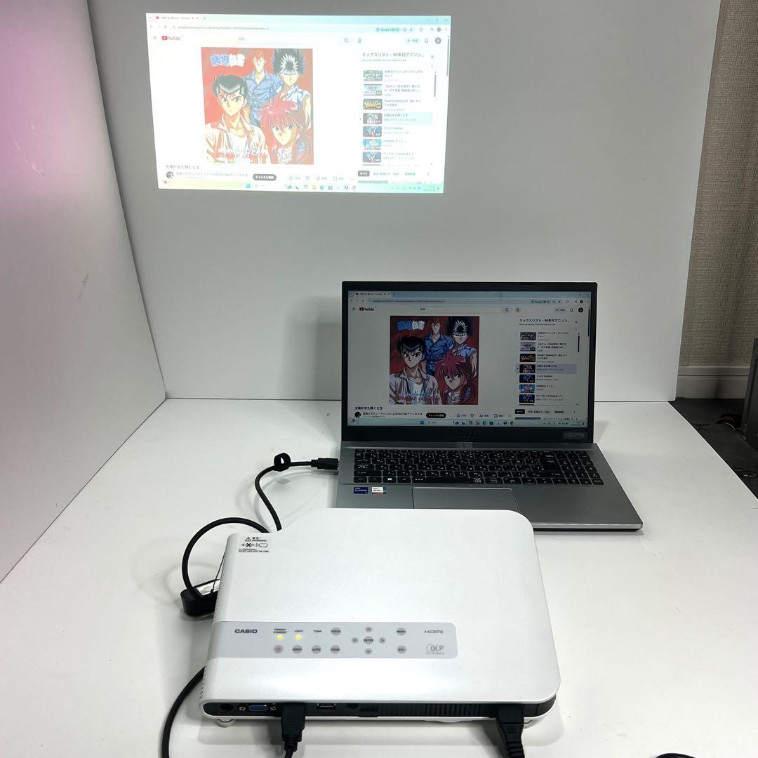 【極美品・動作品】 CASIO プロジェクター XJ-A145V リモコン付き