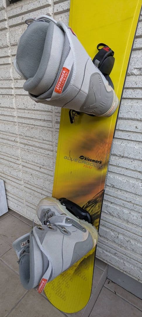 希少kissmarkステップイン•スノーボード158cmブーツ27cm 簡単着脱