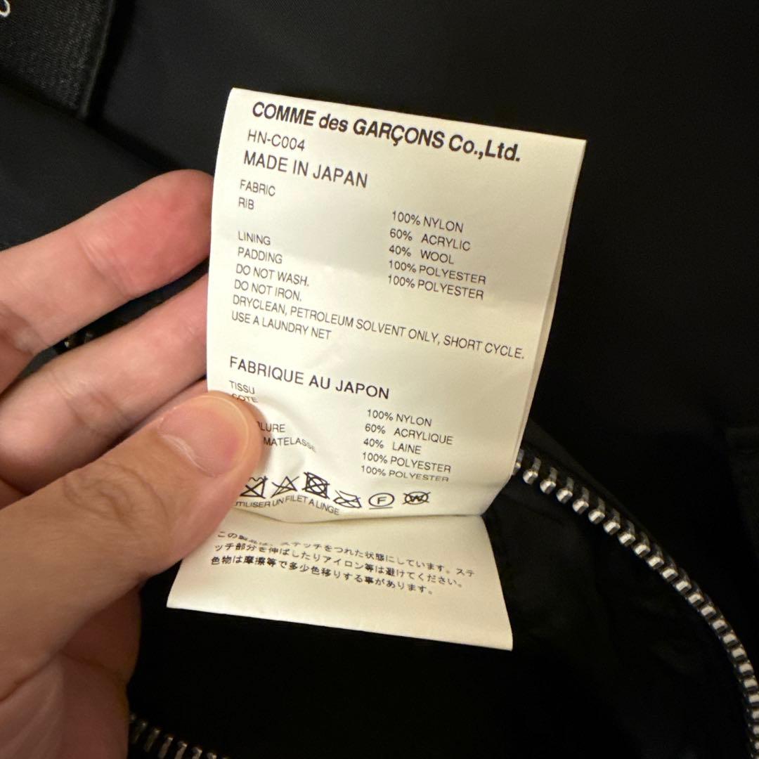 【美品】コムデギャルソンオム24AW ナイロンツイルコート　オムコムデギャルソン