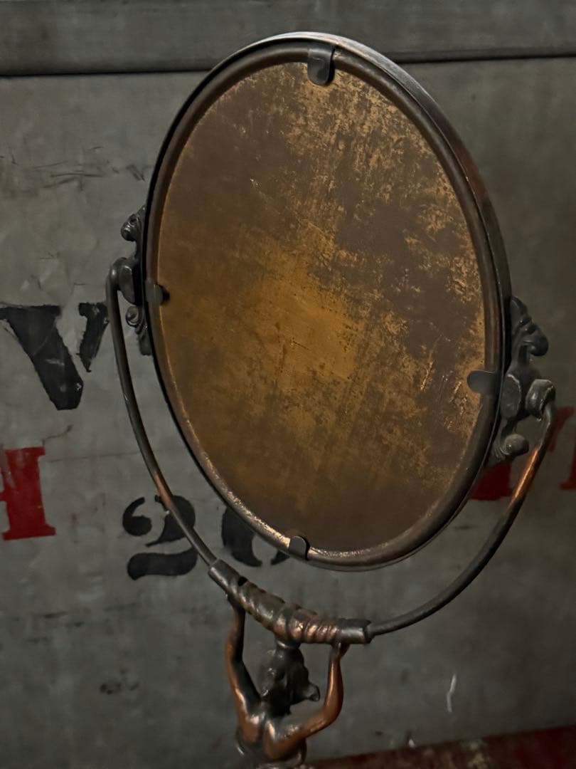 アンティーク雑貨 Early Stand mirror