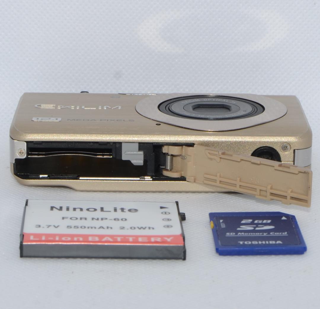 【美品】CASIO EXILIM EX-Z90 ゴールド (動作確認済)