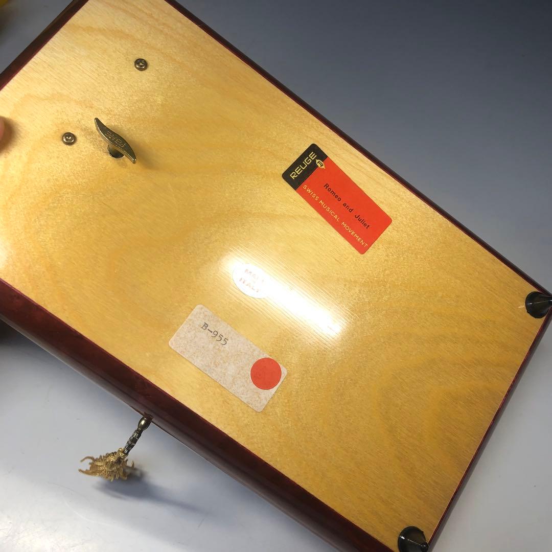 REUGE　リュージュ　象嵌　オルゴール　ジュエリーボックス