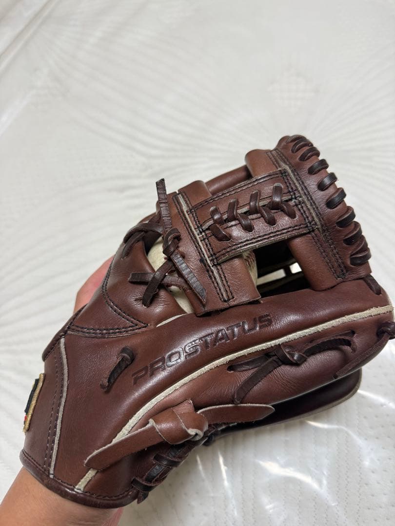 ZETT ブラウン 硬式グローブ　セカンド用