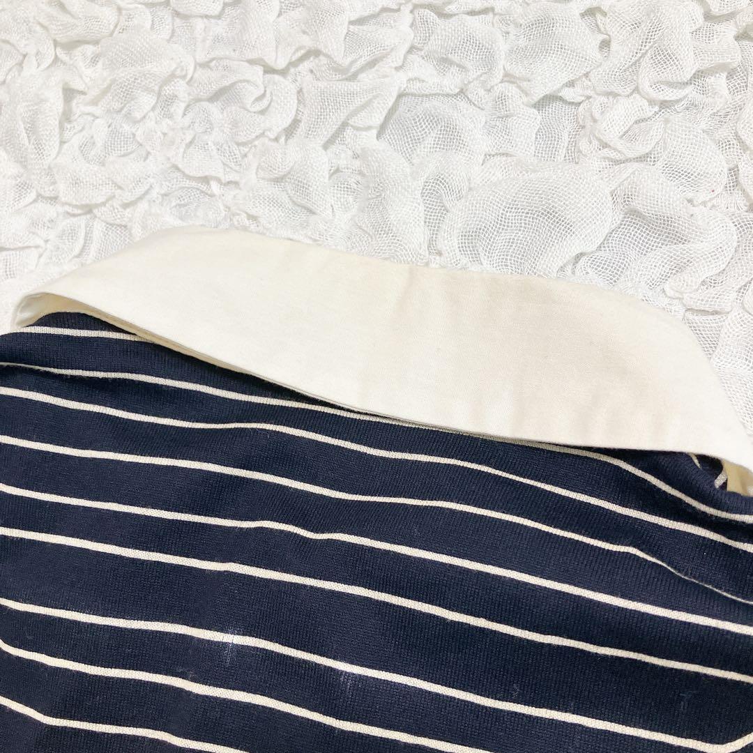 ヴィヴィアンウエストウッド　ボーダーポロシャツワンピース　オーブボタン