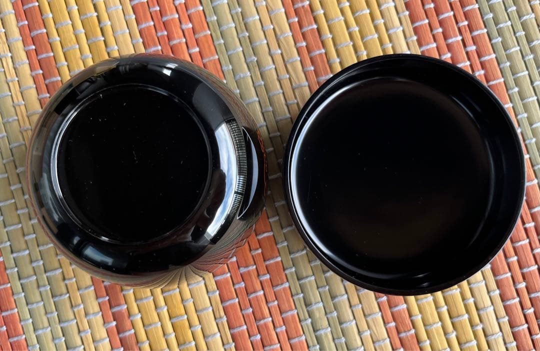 塗師 前端雅峯 夜桜蒔絵大棗 茶道具 共箱