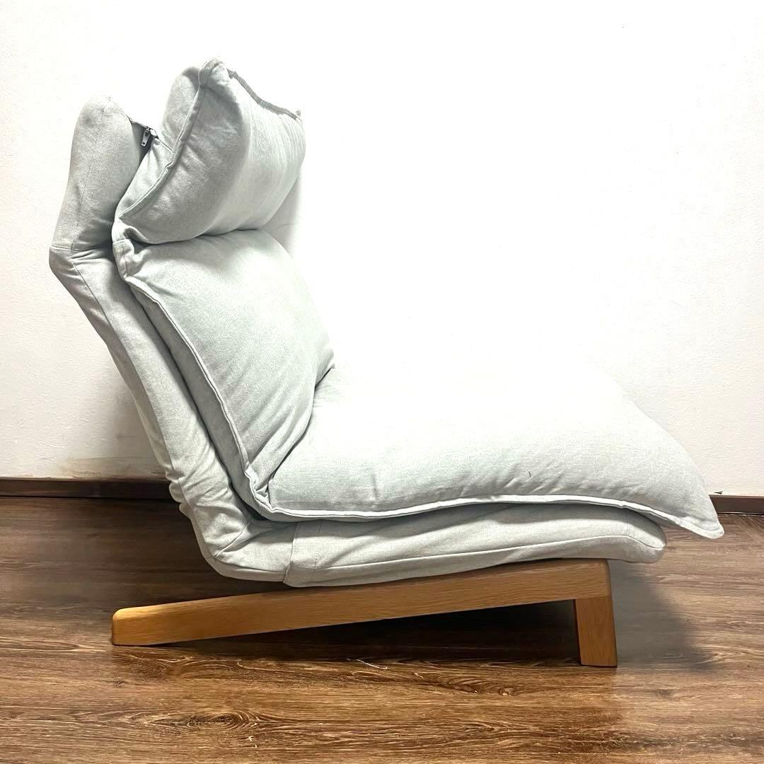 無印良品　ハイバックリクライニングソファ　１シーター　オットマン　セット