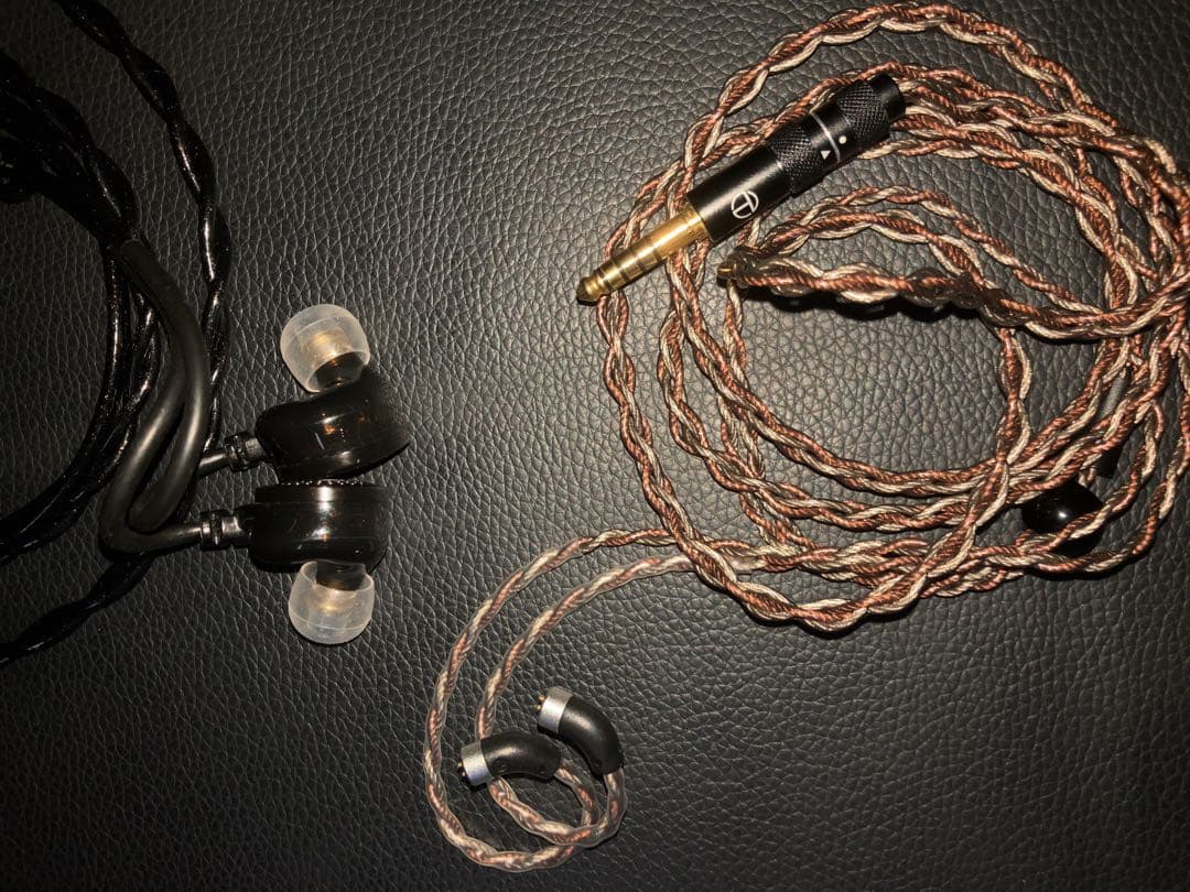 TRN TA3＋4.4mmバランス＋元ケーブル付＋radius装着 リケーブル済