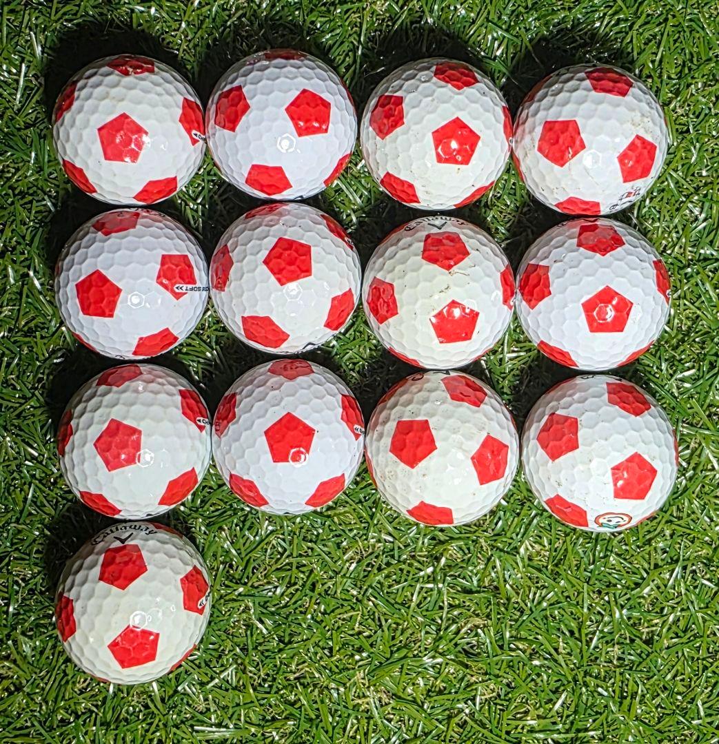 Callaway　CHROME SOFT　サッカーボール柄 22球【9球新品】