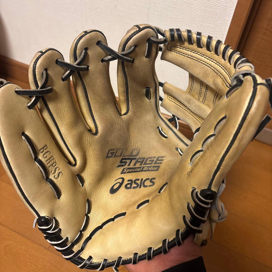 プロ支給品左グローブ　オリックス　 海田智行選手実使用グローブ❗️プロ専用刻印入り