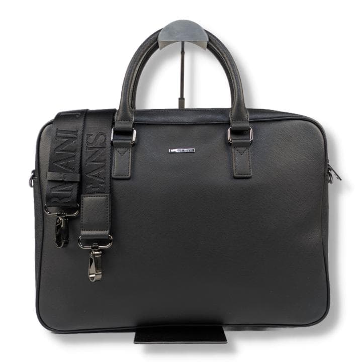 【未使用級】アルマーニ ジーンズ 2way ビジネスバッグ ブリーフケース A4