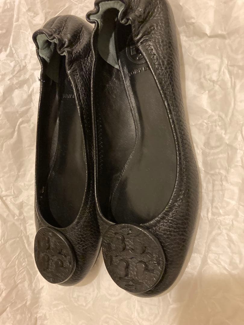 【新品未使用】トリーバーチ バレエ フラットシューズ　黒　ブラック