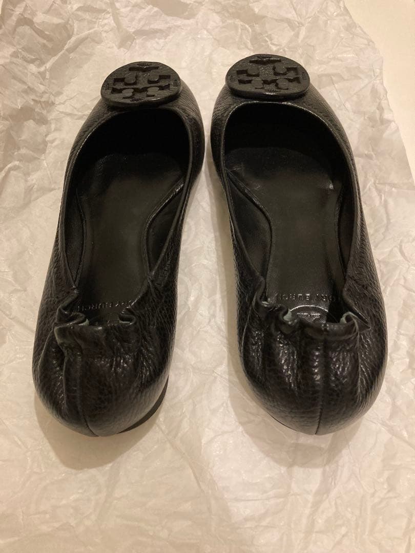 【新品未使用】トリーバーチ バレエ フラットシューズ　黒　ブラック