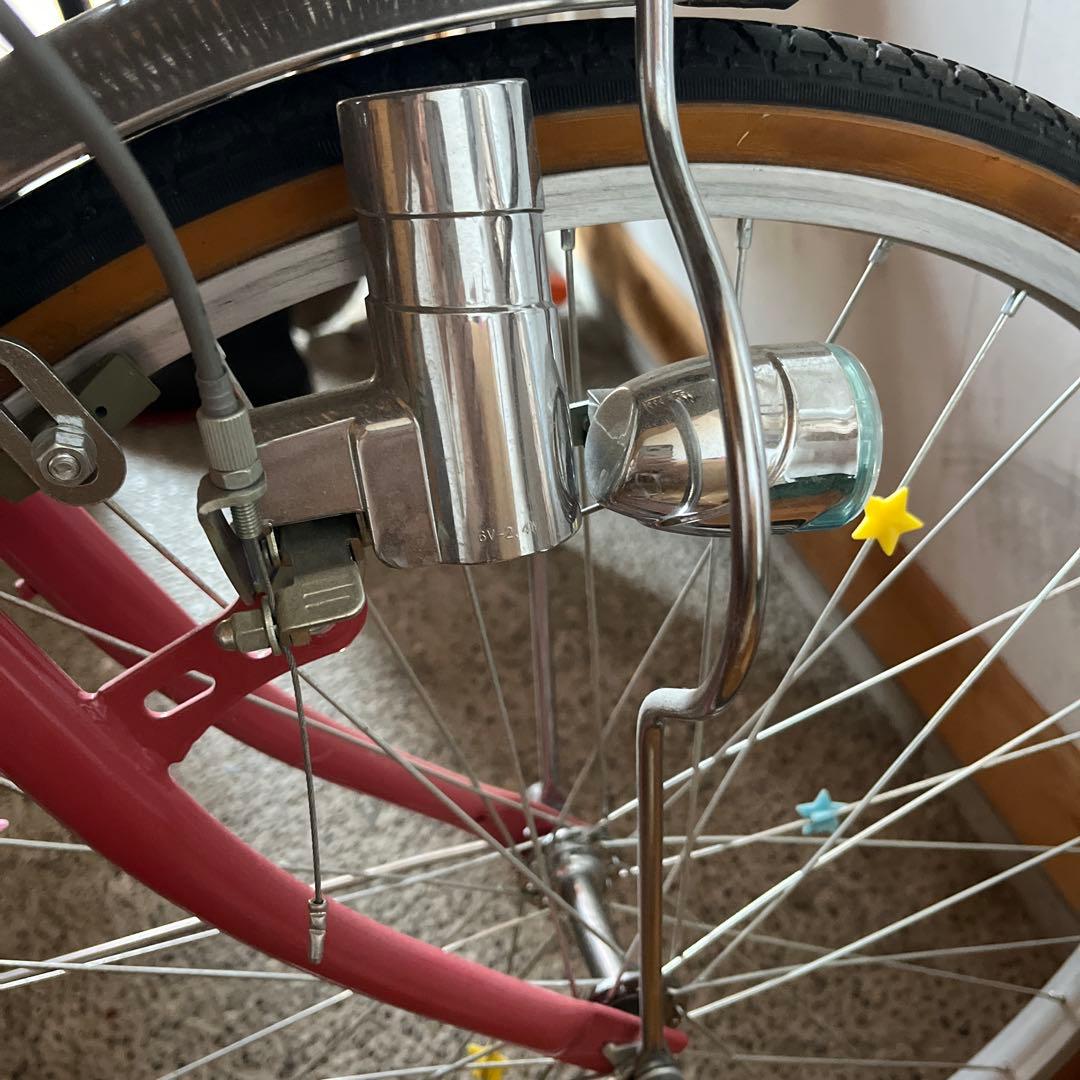 【引き取り可能の方のみ】子供用自転車 ピンク フロントバスケット付き